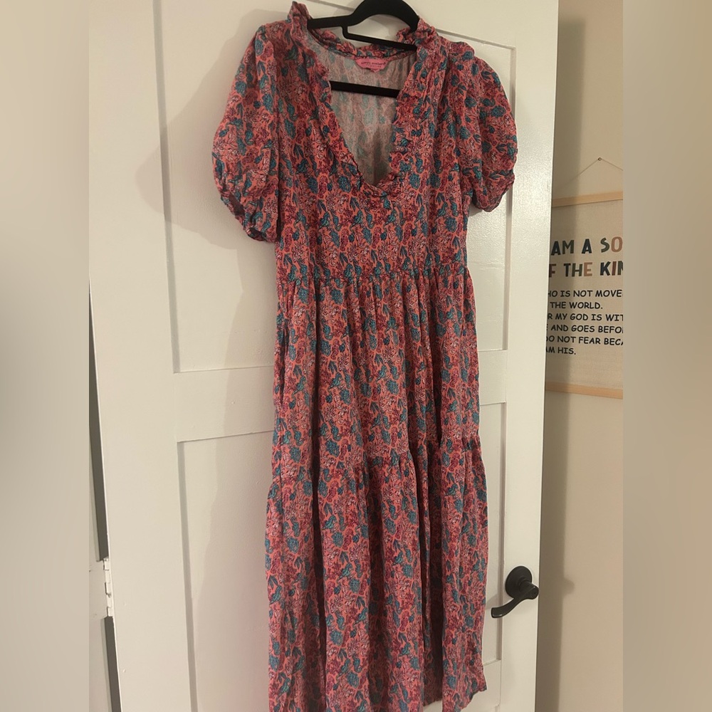 Simply Southern Maxi Dress in Seahorse Print